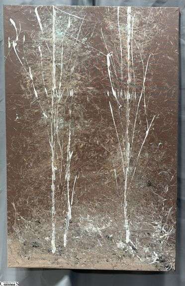 Samuel Tinoco Trees #27, Acrylic Painting on Canvas, Measures 36x55"