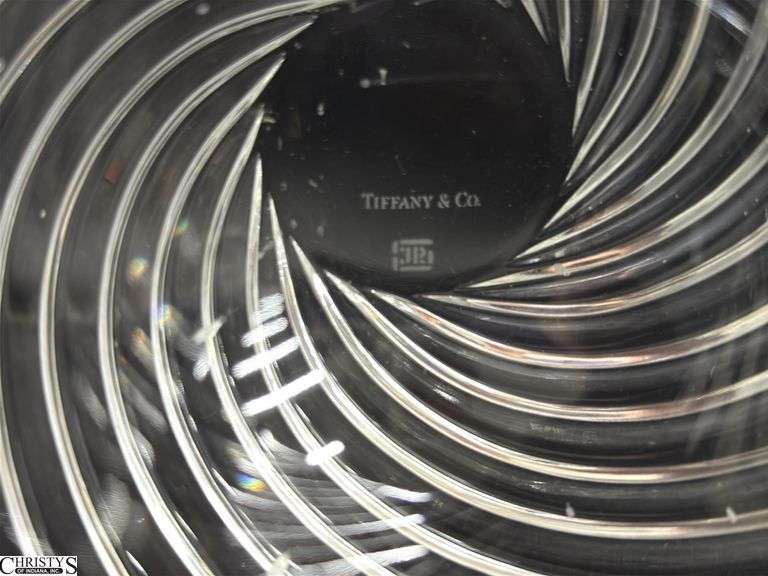 Tiffany & Co Swirl Joseph Riedel Bowl 6.25x3"