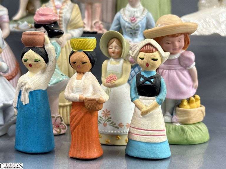 Lady Figurines, World Gift, Avon Bells and More