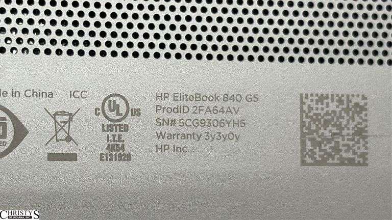 HP Laptop Untested No Power Cord