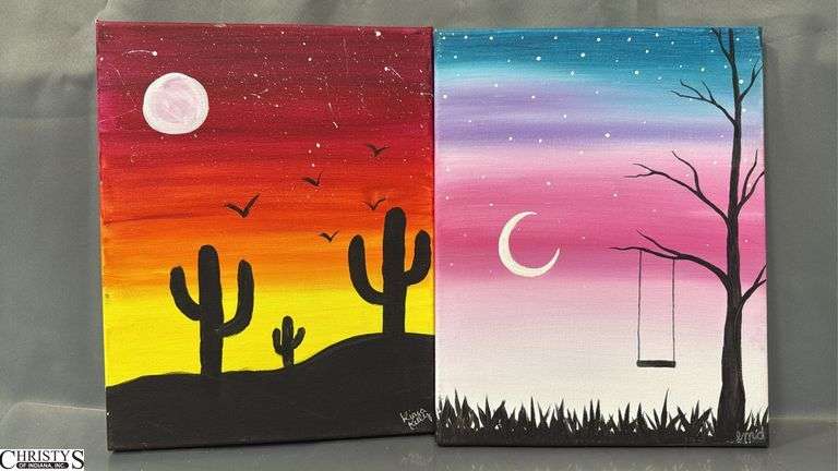 15 Painting Party Canvases, 11x14"