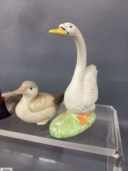 Ducks, Avon, Homco, Pencil Sharpeners, Bank, Display Shelf 12.5"