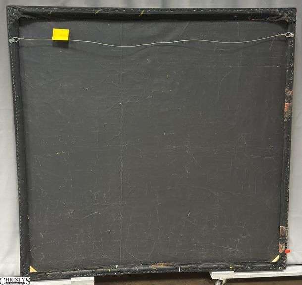 Samuel Tinoco Abstract Acrylic On Canvas Measures 56x54"