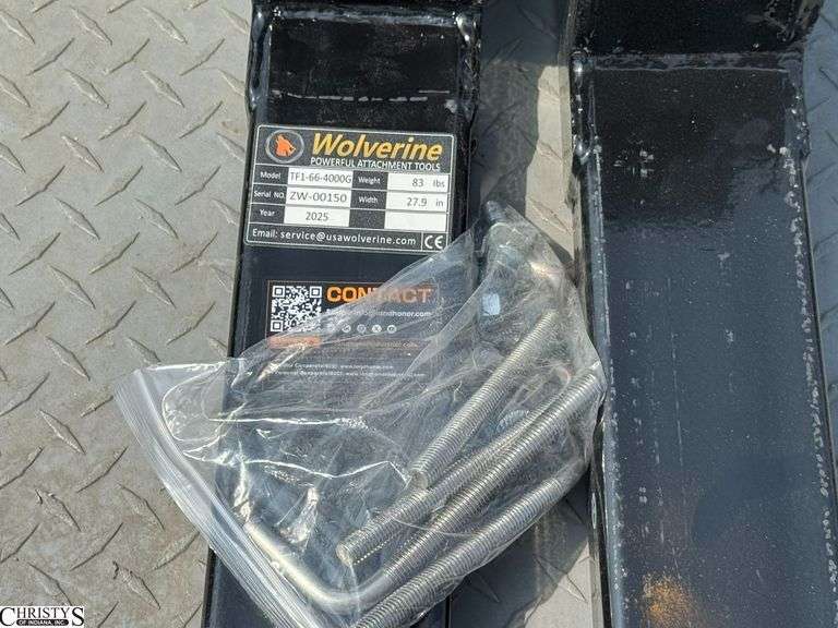 Wolverine TF1-66-4000G Clamp-On Forks
