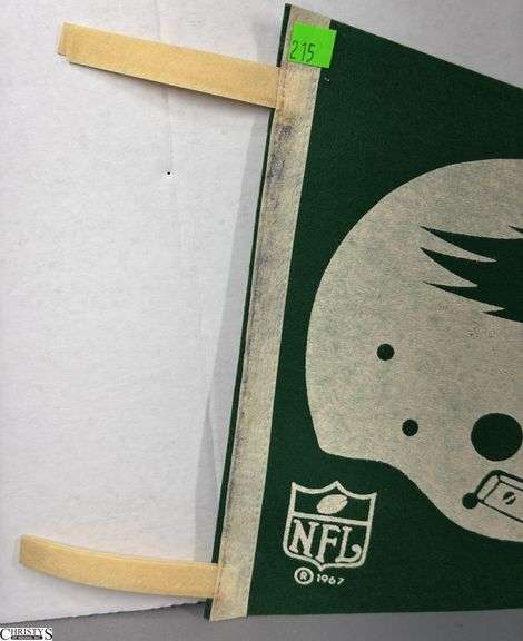 Philadelphia Eagles NFL Pennant Dated 1967