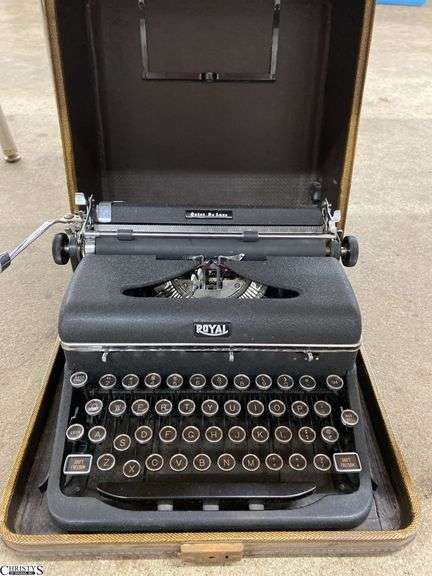 Royal Typewriter in Case image