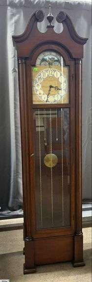 Colonial Grandfather Clock - 20.5" x 12.5" x 77" image