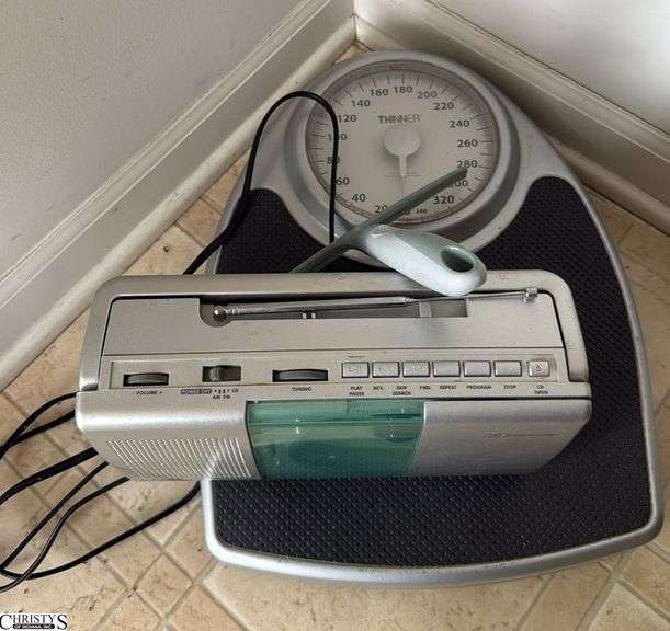 Scale and Emerson Radio CD Player image