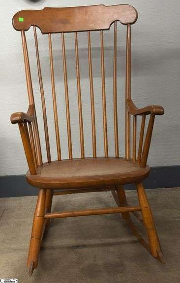 Conant Ball Spindle Rocking Chair 23" x 42" - 16" seat image