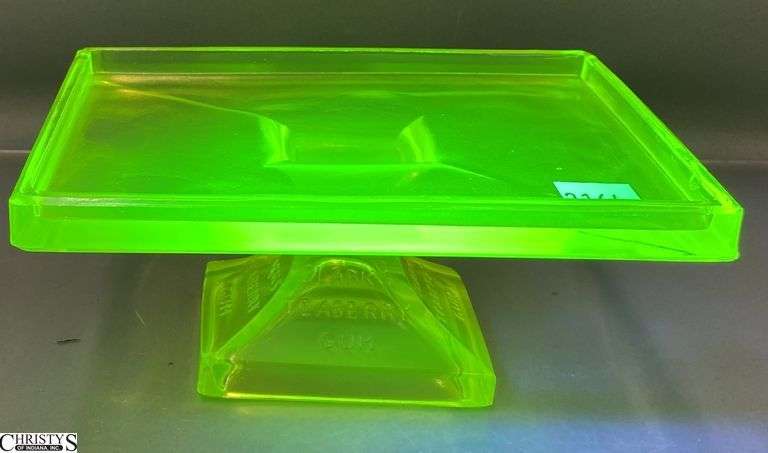 Clarks Teaberry Gum UV Reactive Advertising Display Pedestal - 7" x 5" x 3" image