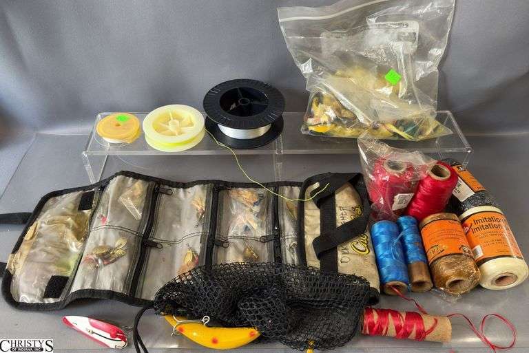 Fishing Line, Lures, Misc Fishing Items image