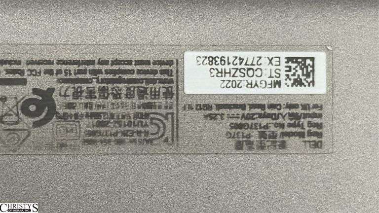 Dell Laptop Untested No Power Cord