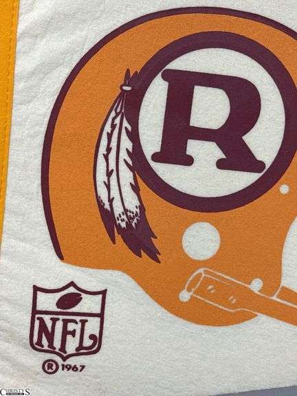 Washington Redskins NFL Pennant Dated 1967