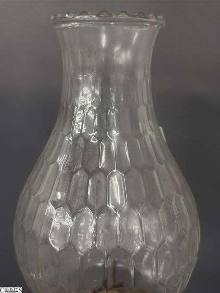 Glass Oil Lamp - 17"