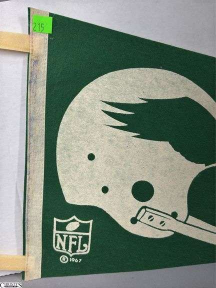 Philadelphia Eagles NFL Pennant Dated 1967