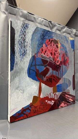 Painting On Canvas Abstract Art 36x36"
