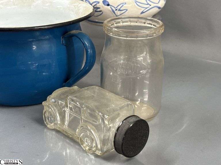 Blue and White Hanging Crocks, Enameled Pot, Snacks Crocks, Pickled Butts