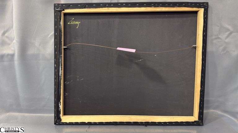 3 Paintings On Canvases, Boats By Alummoa Zumiga All Measure 27x22"