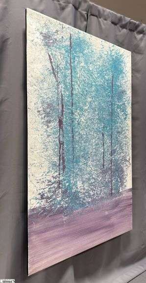 Samuel Tinoco Trees #49, Acrylic Painting on Canvas, Measures 36x55"
