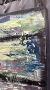 Alummoa Zumigo Abstract #36, Mixed Media and Oil Painting on Canvas, Measures 35x55"