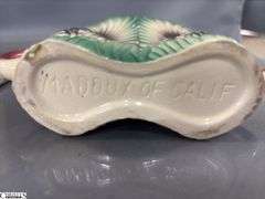 Ceramic Baskets, Vases, Birds, Candle Lamp, Mini Oil Lamps, Watch Stand, Tallest 11.5"