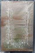 Samuel Tinoco Trees #37, Acrylic Painting on Canvas, Measures 36x55"