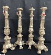 4 Composite Altar Pricket Candle Sticks 24"
