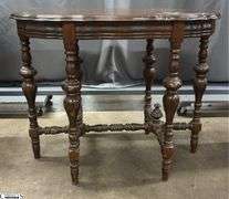 Six Legged Parlor Table, Has Wear to The Top 36"x21"x29"