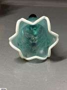 6 Ruffled Edge Glass Bells - 7" of tallest