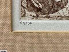 Pencil Signed and Numbered Lithograph 91/150 "Our Lady of ..." Signed, See Photos 17.5x21"