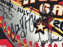 2000 & 2001 Baseball Pennants.  2000 Triple-A Indianapolis Indians World Series Champions and 2001 Autographed Victory Field Indianapolis, IN July 11, 2001.