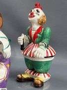 Clown Collectibles, and Figurines Marked Japan, Hong Kong, Music Boxes, Planter, Tallest 10"