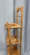 Wooden Chair Style Shelf 12x57" Tall