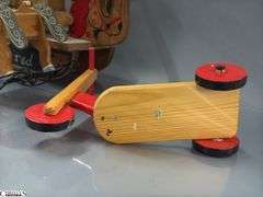 Vintage Doll Rocking Horses and Scooter Tallest 10"