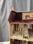 Doll House, with Furniture and Accessories, Other Minis, Some Wear, House 26"x28"