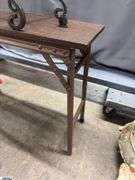 Plant Stand and Small Folding Side Table 21"x10"x17"