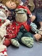 Coca Cola Bear, Porcelain Dolls, Plush Frogs, Bunny, Fishing and Holiday Themes