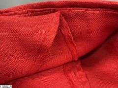 Singed Red and Green Vase, Holiday Placemats, Cloth Napkins, Table Cover