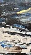 Antonio Garcia Calm Waters, Impressionist Acrylic Painting On Canvas 36x56"