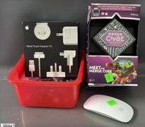 Merge Cube, Travel Adapters, Apple Mouse