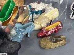 Shoe Collectibles, Mini Hat Displays, Brass Four Leaf Clover, Coasters