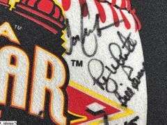 2000 & 2001 Baseball Pennants.  2000 Triple-A Indianapolis Indians World Series Champions and 2001 Autographed Victory Field Indianapolis, IN July 11, 2001.