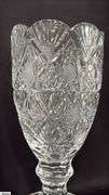Waterford Society Crystal Sinclaire Vase.  Numbered 6.5"x13" Tall