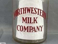 Southwestern Milk Company, Schaefer Dairy Gallon Jugs, Pollards, Hoosier and MBS Indianapolis Milk Jars, Tallest 10.5"