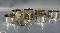 Pewter and Silver Plated Napkin Rings