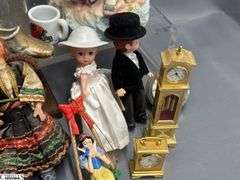 Figurines, Mini Clocks, Animals, Whistling Birds, Owl, Tourist Dolls, Bears