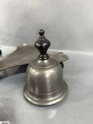 Pewter Samovar With Tray and Burner 13"