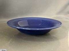11pcs Fiesta Cobalt Blue Dishes - Charger Platter, Large Disk Pitcher, Plate, Bowls, Salt and Pepper - 12" of largest
