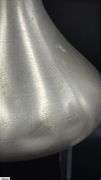 Lunt Silversmith Pewter Decanter With 6 Stems, Some Dents and Wear, Decanter 8.5"