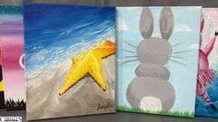 15 Painting Party Canvases, 11x14"